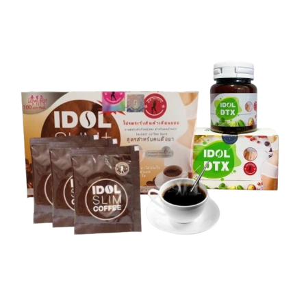 Combo cà phê Idol SLIM+ X2, Detox Thái Lan ảnh 1