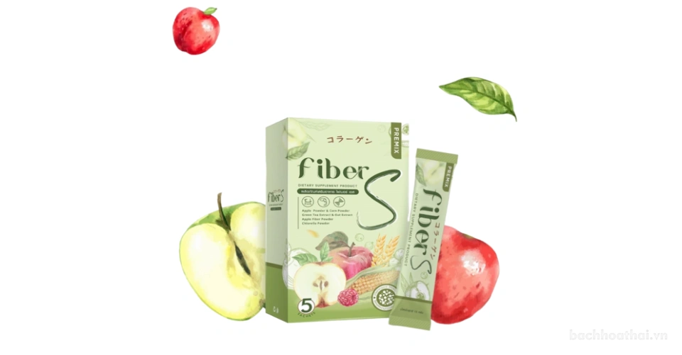 Detox hòa tan giảm cân Premix Fiber S Dietary