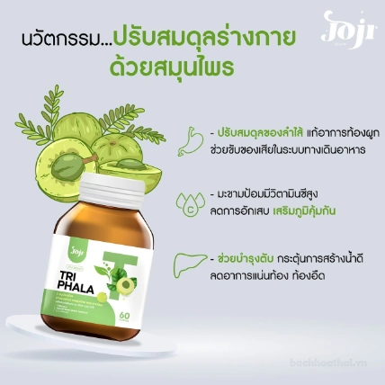 Viên uống giảm cân chiết xuất thực vật Joji Brand TRIPHALA
 ảnh 4