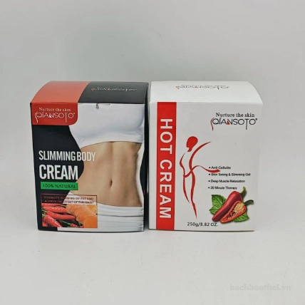 Kem gừng ớt nóng tan mỡ Qiansoto Hot Chilli & Ginger Slimming Cream 150ml  ảnh 3