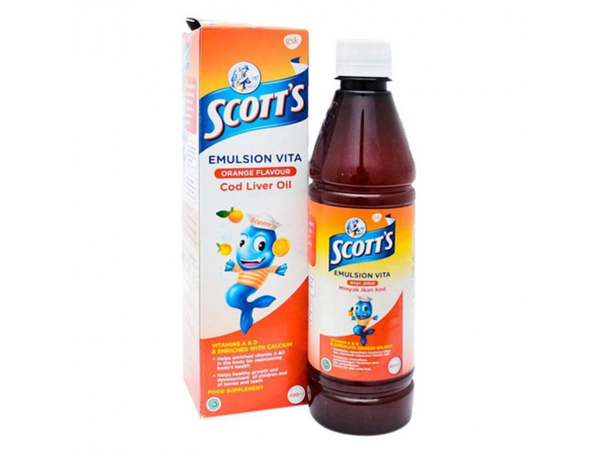 Siro SCOTT'S Emuls Vita Thái Lan Giúp Bé Ăn Ngon Và Mau Tăng Cân ảnh 1