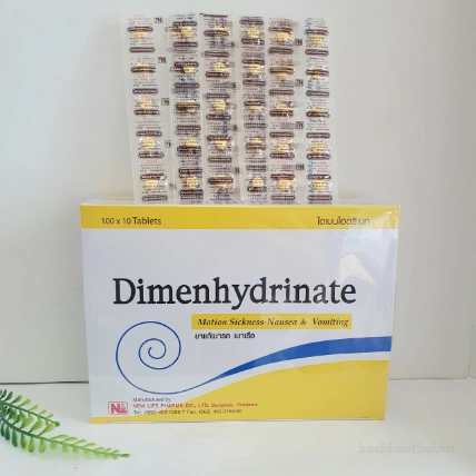 Thuốc chống say tàu xe Dimenhydrinate Thái Lan ảnh 3