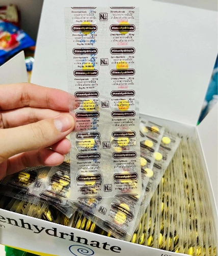 Thuốc chống say tàu xe Dimenhydrinate Thái Lan ảnh 7