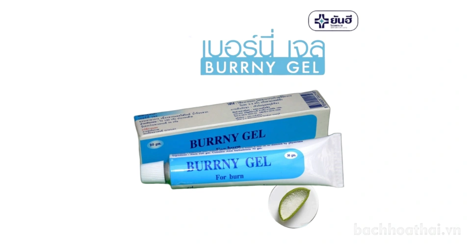 Kem trị bỏng thành phần nha đam Yanhee Burrny Gel 30gr