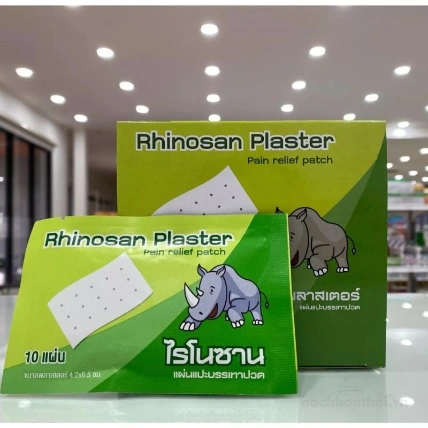 Miếng dán giảm đau Rhinosan Plaster Pain  ảnh 8