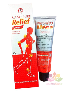 Dầu nóng giảm đau cơ Siang Pure Relief Cream ảnh 10