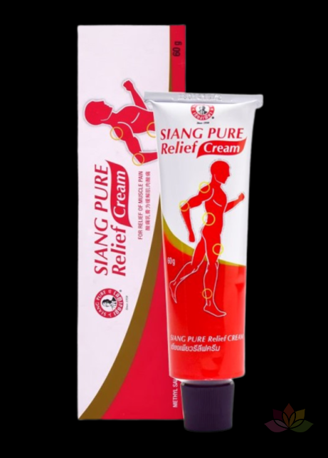 Dầu nóng giảm đau cơ Siang Pure Relief Cream ảnh 2
