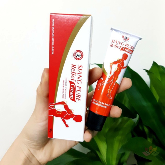 Dầu nóng giảm đau cơ Siang Pure Relief Cream ảnh 12