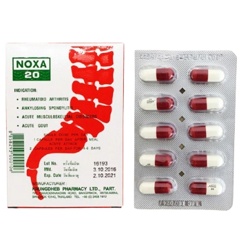 Ảnh sản phẩm Viên uống trị viêm khớp Gout Noxa 20 Piroxicam 1