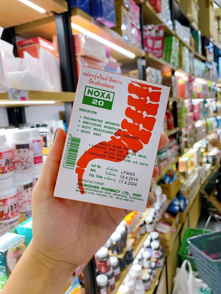 Viên uống trị viêm khớp Gout Noxa 20 Piroxicam