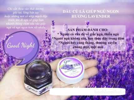 Dầu cù là hỗ trợ giấc ngủ Grace Skin Nourishing Balm Lavender  ảnh 5