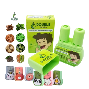Ảnh sản phẩm Ống hít thông mũi 2 đầu Thai Herb Double Inhaler 1