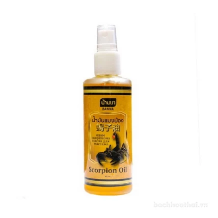 Dầu xịt xoa bóp nọc bò cạp Banna Scorpion Oil ảnh 8