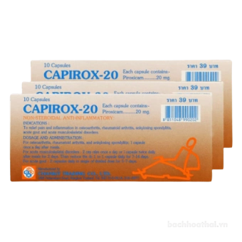 Ảnh sản phẩm Thuốc trị đau xương khớp gout Capirox-20 Thái Lan 1