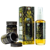 Ảnh sản phẩm Dầu rắn hổ mang Tonphor Gold Herbal Body Massage Black Oil Thái Lan  1