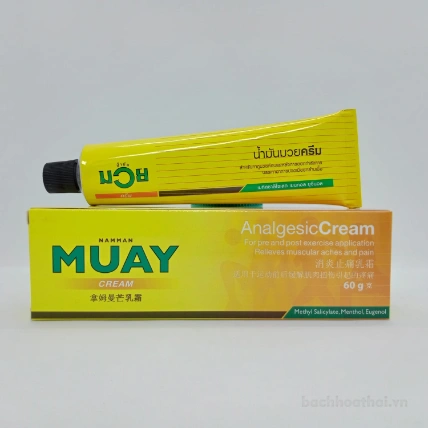 Tuýp kem xoa bóp giảm đau Namman Muay Cream Thái Lan ảnh 3