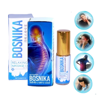 Dầu xoa bóp giảm đau nhức toàn thân Bosnika Relaxing Massage Oil Thái Lan ảnh 1