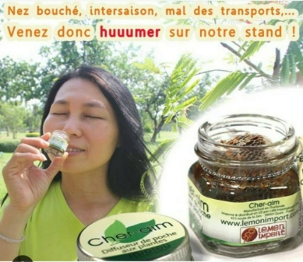  Dầu hít thảo dược Cheraim Brand Natural Herbal Inhaler Thái Lan ảnh 4