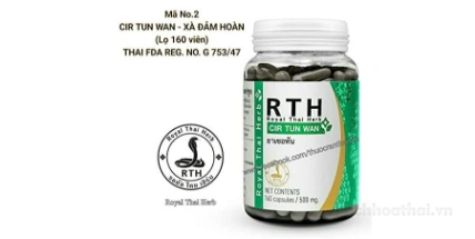 Thuốc rắn số 2 giản độc đan RTH Cir Tan Wan & Cir Tu Tan Thái Lan ảnh 2