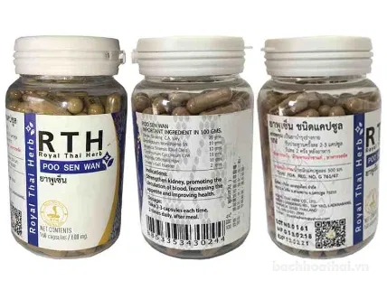 Thuốc rắn số 6 ích thận hoàn YEA SEN WAN & POO SÊ QUAN Thái lan ảnh 3