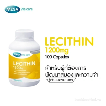 Viên uống bổ não cải thiện chức năng gan Mega We Care Lecithin 1200 mg ảnh 4