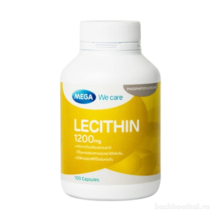 Viên uống bổ não cải thiện chức năng gan Mega We Care Lecithin 1200 mg ảnh 1