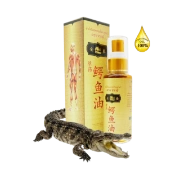 Ảnh sản phẩm Dầu massage cá sấu vàng Herbal Massage Oil Crocodile Brand 1