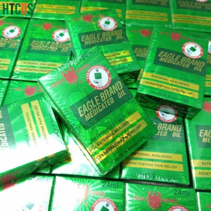 Dầu gió xanh hiệu con ó Eagle Brand Medicated Oil ảnh 5