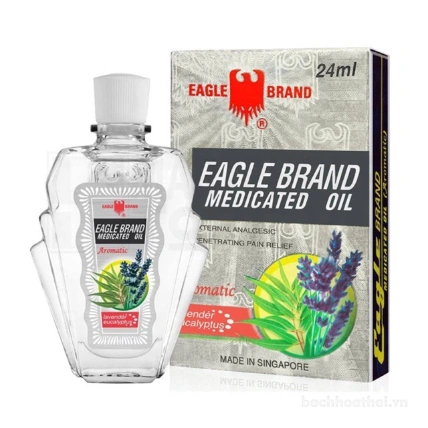 Dầu gió xanh hiệu con ó Eagle Brand Medicated Oil ảnh 10