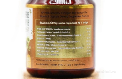 Viên uống tăng cường hệ miễn dịch bổ sung vitamin KP Herb Krachay B ảnh 12