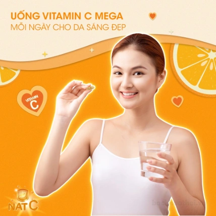 Viên uống bổ sung Vitamin C Mega We Care NAT C 1000mg ảnh 4