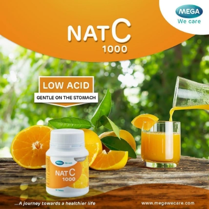 Viên uống bổ sung Vitamin C Mega We Care NAT C 1000mg ảnh 9