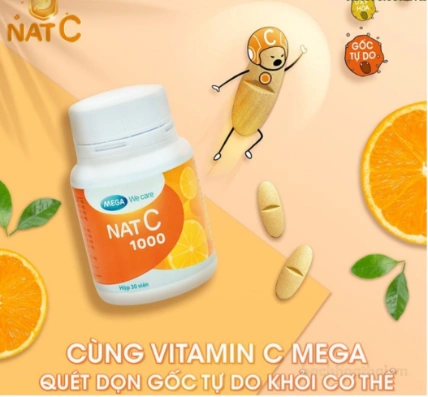Viên uống bổ sung Vitamin C Mega We Care NAT C 1000mg ảnh 10