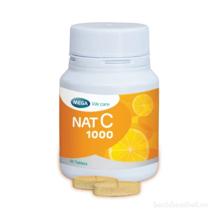Viên uống bổ sung Vitamin C Mega We Care NAT C 1000mg ảnh 14