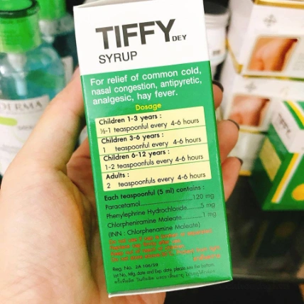 Si rô cảm cúm tăng đề kháng Tiffy Syrup  ảnh 4