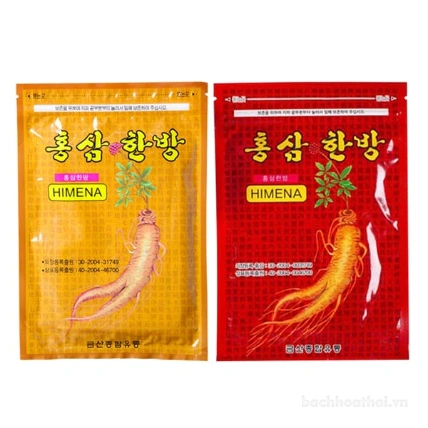 Cao dán hồng sâm trị nhức mỏi HIMENA ảnh 2