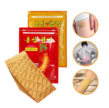Ảnh sản phẩm Cao dán hồng sâm trị nhức mỏi HIMENA (gói 20 miếng) 1