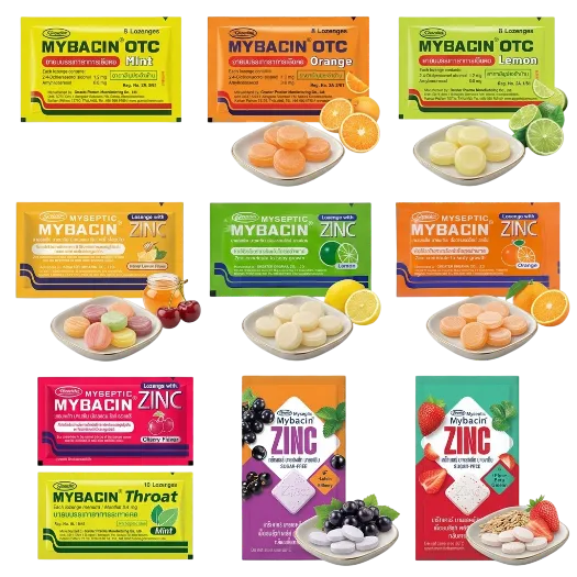 Ảnh sản phẩm Kẹo ngậm hỗn hợp kẽm MYSEPTIC MYBACIN ZINC 1