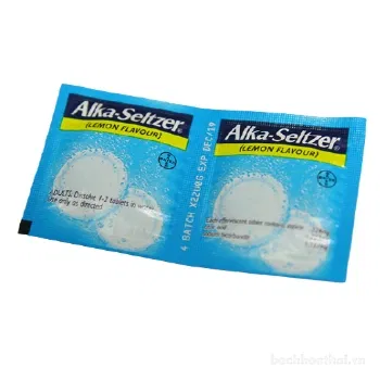 Ảnh sản phẩm Viên sủi chống say rượu đầy hơi ợ chua Alka-Seltzer ( Vỉ 2 viên) 1