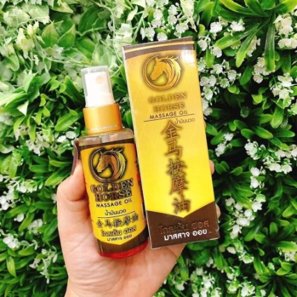 Dầu xoa bóp Ngựa Vàng Golden Horse Massage Oil ảnh 4
