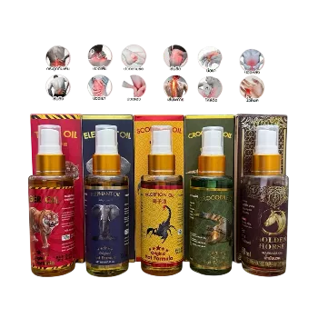 Ảnh sản phẩm Dầu xoa bóp Ngựa Vàng Golden Horse Massage Oil  1