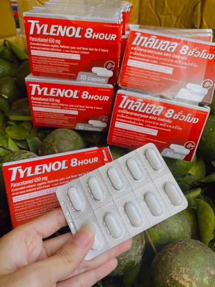 Tylenol 8 Hour Thái Lan hạ sốt giảm đau nhanh ảnh 7