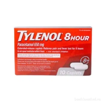 Ảnh sản phẩm Tylenol 8 Hour Thái Lan hạ sốt giảm đau nhanh 1