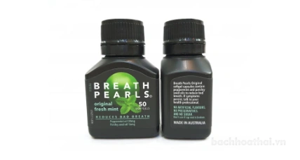Viên uống trị hôi miệng Breath Pearls Original Fresh Mint  ảnh 7