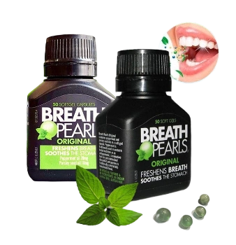 Ảnh sản phẩm Viên uống làm thơm miệng Breath Pearls Original Fresh Mint  1