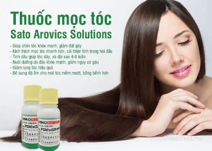 Kích mọc tóc hói đầu Sato Arovics Solutions Carpronium chloride 5% 30ml ảnh 4