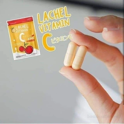 Viên uống trắng da giảm mụn thâm Lachel Vitamin C  ảnh 19