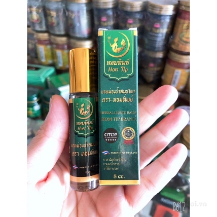 Dầu lăn thảo dược 21 vị OTOP Herbal Liquid Balm Hom Tip Brand ảnh 2