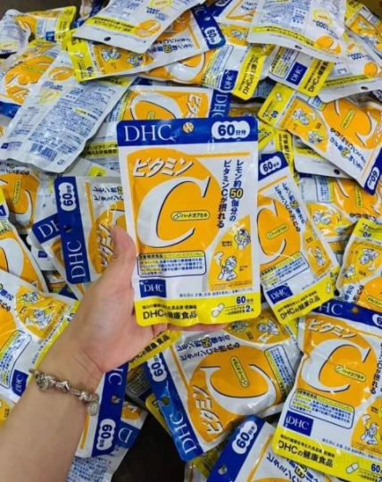 Viên uống bổ sung vitamin C DHC 60 Days Nhật Bản ảnh 2