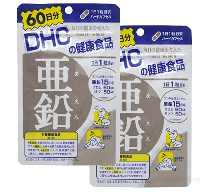 Viên uống bổ sung kẽm ZinC DHC 60 Day Nhật Bản ảnh 3